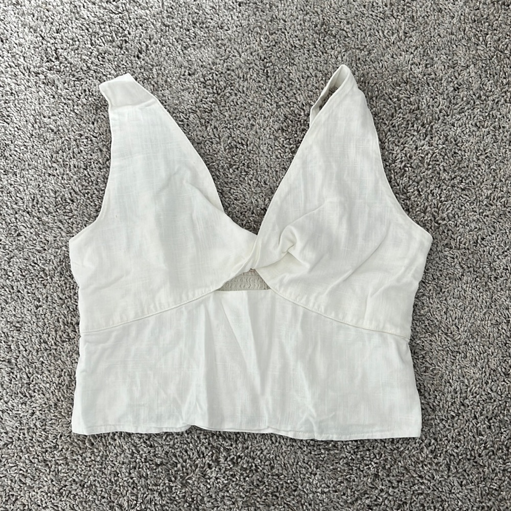 White tank top